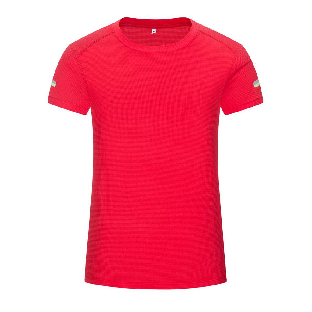 女士運(yùn)動(dòng)系列-圓領(lǐng)簡約時(shí)尚T恤(紅色)