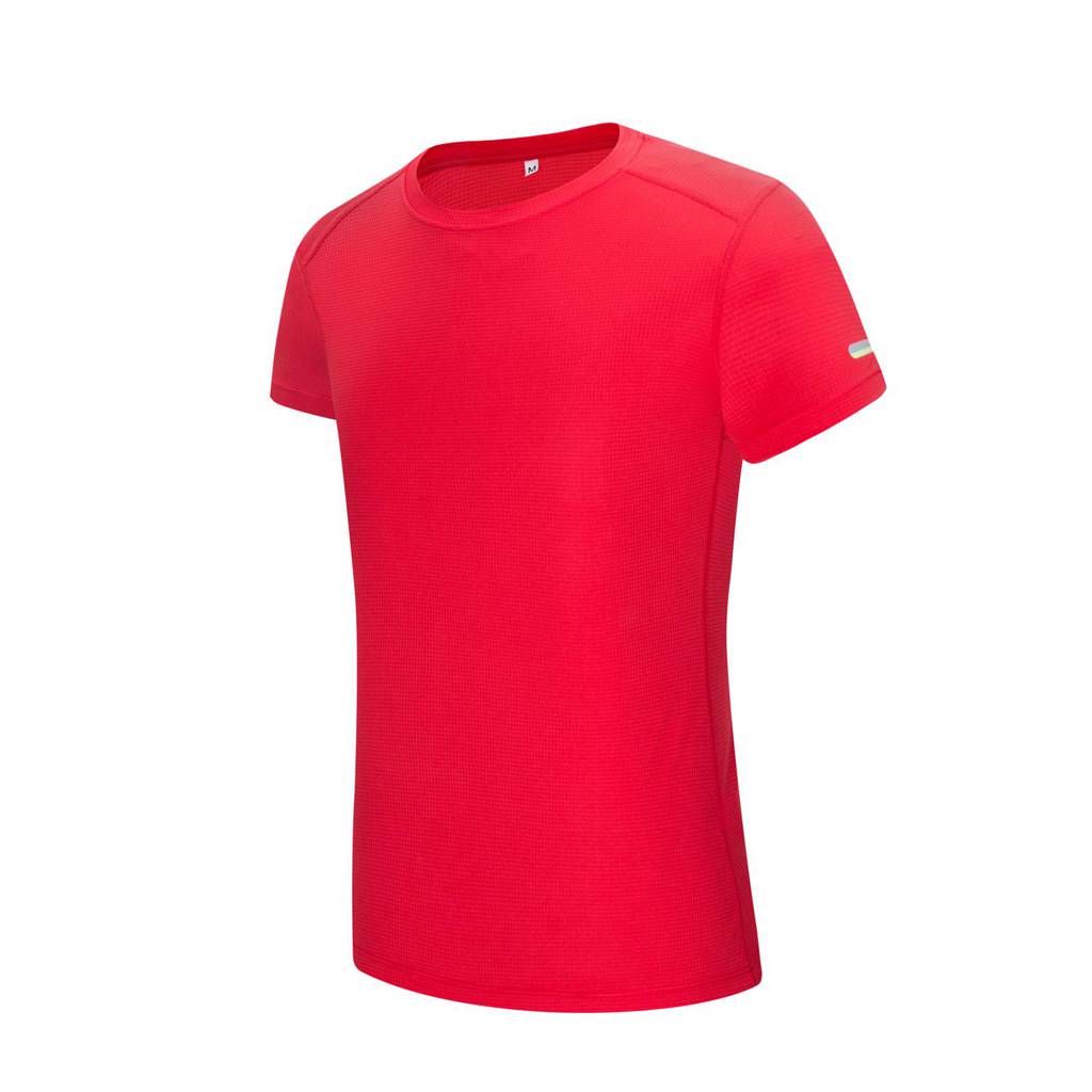 女士運(yùn)動(dòng)系列-圓領(lǐng)簡約時(shí)尚T恤(紅色)