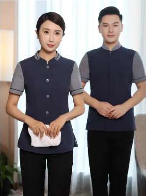 保潔服定制 舒適保潔服男女士夏季 深